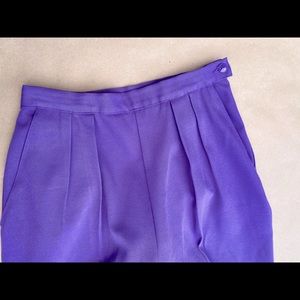 Vintage Purple high waisted slacks size 8